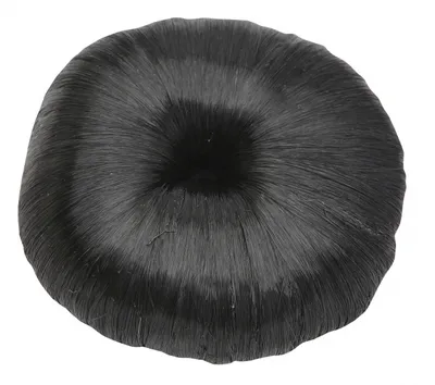 Produktbild von hairdonut deluxe 9 cm Polyester schwarz