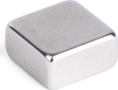 Produktbild von pavo Neodym-Haftmagnet eckig Maße: 10 x 10 x 5 mm silber 6 Magnete