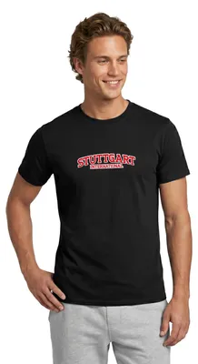 Produktbild von Spreadshirt Stuttgart International Fußball Männer T-Shirt, XXL, Schwarz