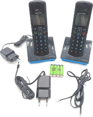 Produktbild von Alcatel S280 duo blau Telefon Schnurlos Freisprech Telefonbuch 50 Namen und