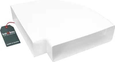 Obrázok produktu pre KOTARBAU® Odchýlka 204x60 mm Horizontálny 90° ohyb potrubia Rohová spojka potrubia