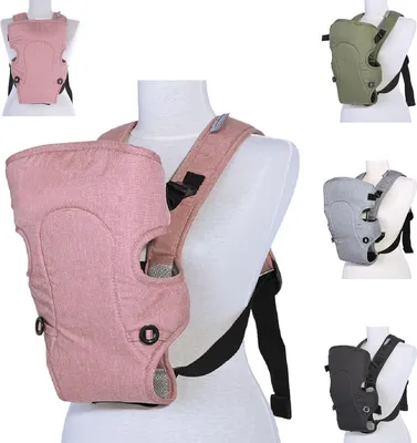 Produktbild von Lorelli Babytrage Tragehilfe Between Bauchtrage verstellbare Gurte ab 4 Monaten rosa