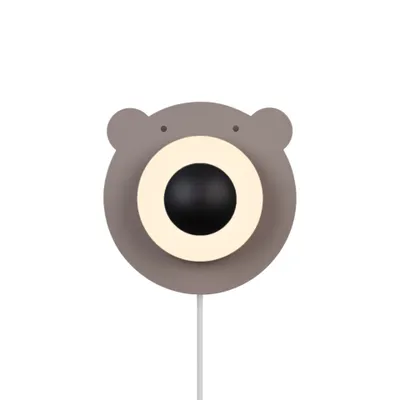 Obrázek produktu pro Nordlux Bruna Bear seinävalaisin, ruskea