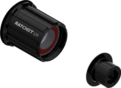 Shimano MTB Kassettenaufnahme,12 x 142/148 mm, aluminium, Standard mit Standard-Lagern. mit Endkappe - DT Swiss Freilauf/Rotor Umrüstkit Shimano für Ratchet LN