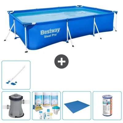 Produktbild von Bestway Steel Pro Rechteckig - 300x201x66 cm - 6-teilig S22089