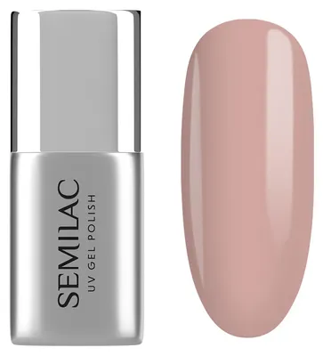 Obrázek produktu pro SEMILAC Gumová báze pro hybridní lak na nehty Be Beautiful - Nude 7 ml
