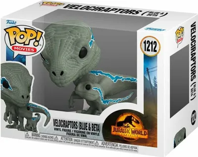 Produktbild von Jurassic World Dominion - Velociraptors (Blue & Beta) 1212 - Funko Pop! - Vinyl Figur
