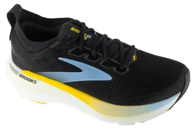 Productafbeelding van Brooks Glycerin GTS 23 - zwart/cybergeel/nachtblauw, maat: 11.5