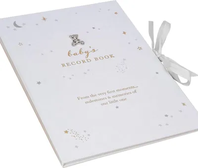 Produktbild von Schattiges A4 Baby-Recordbuch für Meilensteine und Erinnerungen