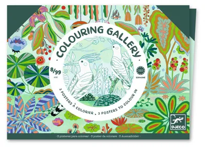 Produktbild von DJECO Ausmalbildergalerie Wildblume