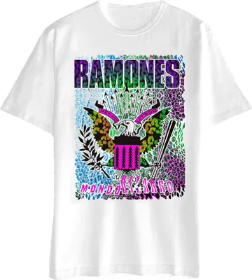 Produktbild von Ramones - T-Shirt für Herren/Damen Uni RO5014 (M) (Weiß)