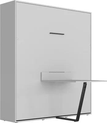 Produktbild von SMARTBett Schrankbett M3 (55cm Tiefe) 160x200cm Vertikal inkl.TISCH Perlgrau