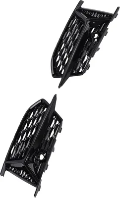 Image de Paire de caches de grille de phares antibrouillard de pare-chocs avant 4K0807151A, grille d'enjoliveur, remplacement pour S-Line S6 C8 2018-2025, noir