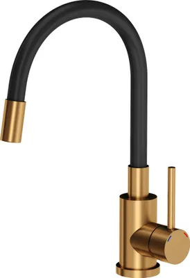 Obrázek produktu pro Kuchyňská baterie QUADRON MAGGIE Steinsteel s flexibilní PVD měděnou hubicí