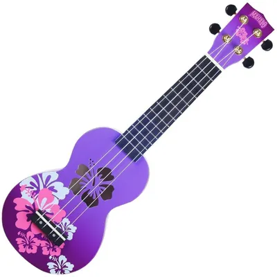 Obrázek produktu pro Mahalo Hibiscus Hibiscus Purple Burst Sopránové ukulele
