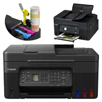 Produktbild von Canon PIXMA G4570, Tintenstrahl, Farbdruck, 4800 x 1200 DPI, A4, Direktdruck, Schwarz