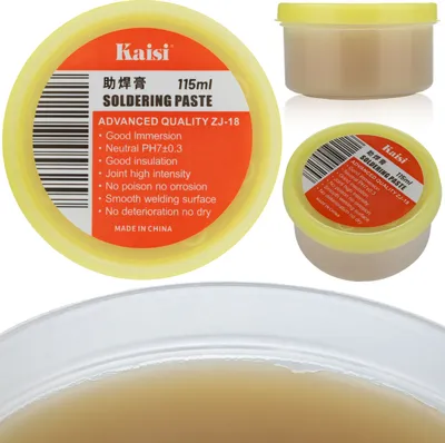 Obrázek produktu pro Rosfix ZJ-18 – Pájecí Tavidlo na Gelové Bázi | 115 ml, Nekorodující pro Integrované Obvody a Desky Plošných Spojů, Snadno Se Čistí