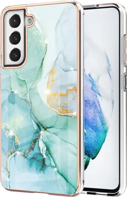 Image de Etui pour Samsung Galaxy S21 FE 5G, étui antichoc en TPU souple vert