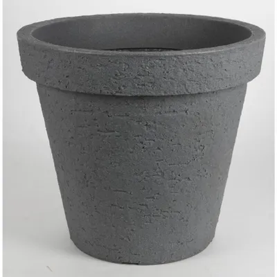 Produktbild von Pflanzenkübel "Pisa" 58 x 53cm großer Übertopf Blumen grau Kunststoff