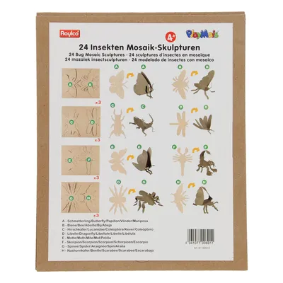 Image de PlayMais Mosaic 3D Insecten Versieren, 24st.