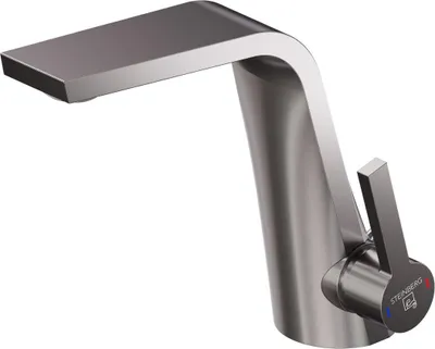 Produktbild von Steinberg Serie 260 Waschtischarmatur, mit Ablaufgarnitur, Ausladung 158mm, 26010001BGM