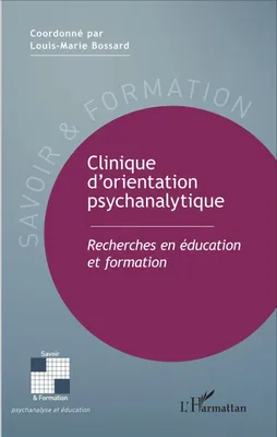 Produktbild von Clinique d'orientation psychanalytique