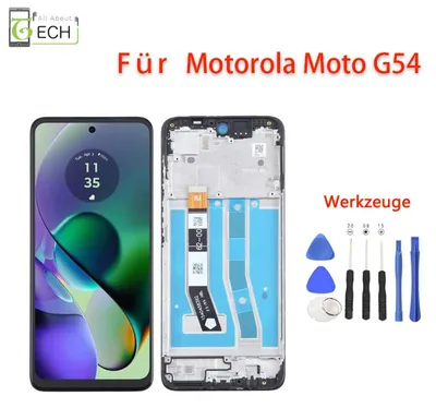 Produktbild von Für Motorola Moto G54 XT2343 LCD Display mit Rahmen Bildschirm + Werkzeuge