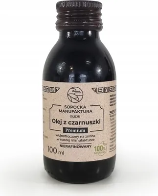 Produktbild von PREMIUM Schwarzkümmelöl 100 ml - Kaltgepresst - Unraffiniert Frisch - 100% Natürlich - Nativ - Mühlenfrisch - Traditionell - Black seed oil