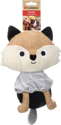 Image de Jouet pour chien Flamingo Koppo renard gris