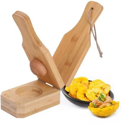 Produktbild von Grüne Bananen-Tostones-Persform - Bananenstamp