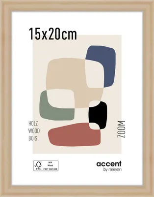 Produktbild von accent by nielsen Holz Bilderrahmen Zoom, 15x20 cm, Natur