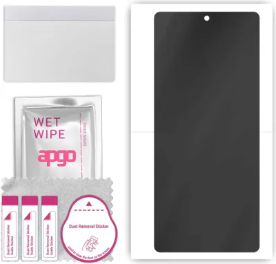 Produktbild von apgo Hydrogel Blickschutzfolie, Matt, kompatibel mit ZTE Axon 40 Pro, Privacy Displayschutzfolie, Schutzfolie mit Positionierhilfe, Anti-Spy, kratzfest, einfache Montage