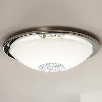 Zdjęcie produktu dla EGLO Giolina, LED, 3000 K, 1600 lm, IP20, Chrom, Przezroczysty, Biały