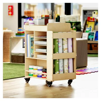 Produktbild von Kunstwagen mit Rollen, Organizer für Kunstmaterialien