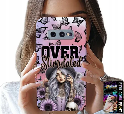 Immagine prodotto di Custodia Per Samsung Galaxy S10E - Over Stimulated, Disegni Adolescenziali, Custodia
