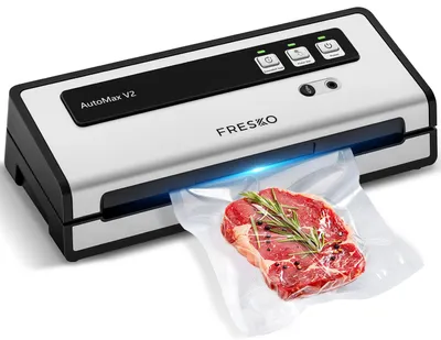 Vakuumiergerät 140 W, 11 l/min, 10 Beutel, schwarz