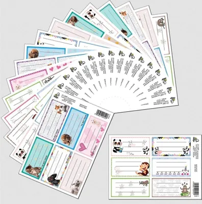 Zdjęcie produktu dla Nalepki na zeszyt Best friend (25szt)