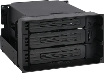 Produktbild von Icy Dock MB830SP-B, HDD-Gehäuse, 3.5", SAS, SATA, 6 Gbit/s, Hot-Swap, Schwarz