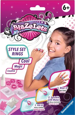 Produktbild von Ravensburger 18099 Blazelets Midi Style Set Rings