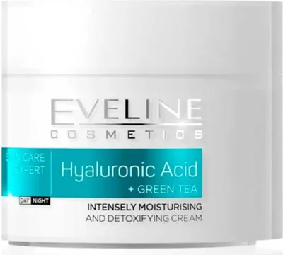 Produktbild von Eveline Hyaluronsä ure +  Grü ntee Feuchtigkeitscreme 50 ml
