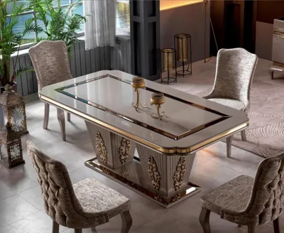 Produktbild von Esstisch Esszimmer Tisch Essecke Esszimmermöbel Tische Holz Grau Esstische