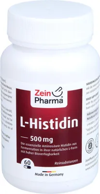 Produktbild von L-Histidin 500 mg Kapseln, 60 St KAP