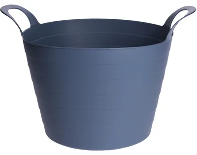 Produktbild von Excellent Houseware Flexibler Eimer - blau - Kunststoff - 57 cm