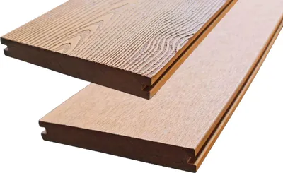 Produktbild von Barth & Co. Terrassendiele BPC massiv Bi-Color braun