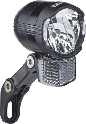 Immagine prodotto di Faro per e-bike Büchel "Shiny 80", LED, con staffa, circa 80 lux, 6-48V, nero