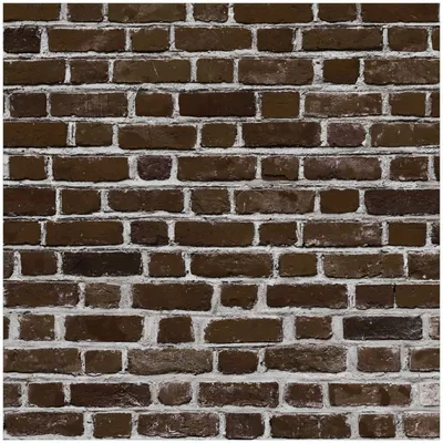 Produktbild von Wallario Memoboard Magnettafel aus Glas, Größe 50 x 50 cm, Motiv Ziegelsteinwand in braun - Backsteine