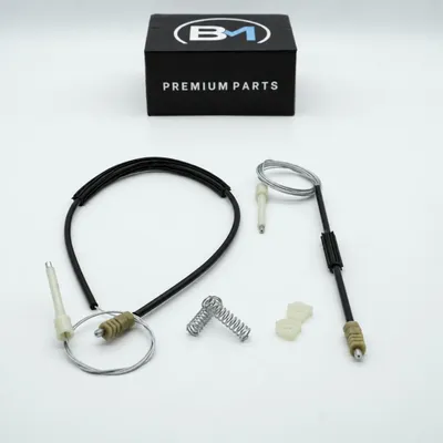 Zdjęcie produktu dla Zestaw naprawny mechanizmu podnoszenia szyb, przód, lewa/prawa, Audi 80 B3 B4 Coupe Cabrio, numer części: 895837729, 8G