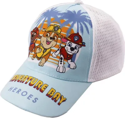 Produktbild von Paw Patrol Rubble Zuma Marshall Kinder Baseball Kappe – Weiß / 54