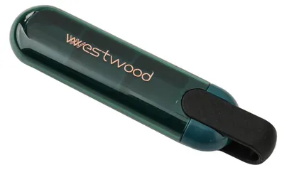 Productafbeelding van Tablettenbox, kleine pillendoos, groen, voor onderweg, afmetingen: 143x35x19 mm