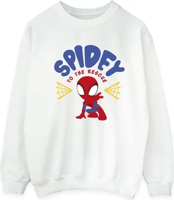 Produktbild von Marvel - "Spidey And His Amazing Friends Rescue" Sweatshirt für Herren BI44853 (3XL) (Weiß)